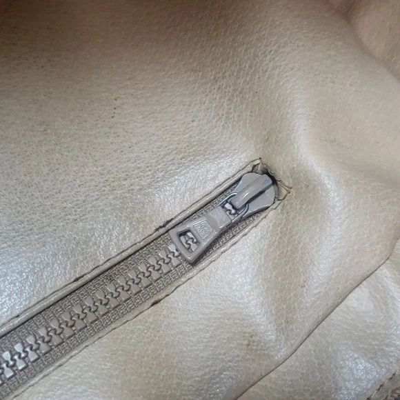 Celine Tan/Brown Leather/Coated Canvas Briefcase Document case Authentic Vintage - Picture 15 of 17